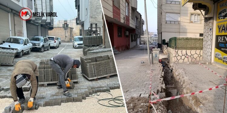 Pirsûs’ta belediye sokakları onarıyor DEDAŞ bozuyor