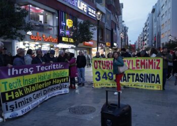 KHK eylemi: Arkadaşlarımız derhal görevlerine iade edilmeli