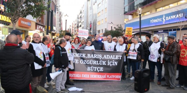 Karşıyaka Emek ve Demokrasi Platformu: Savaşa değil barışa bütçe