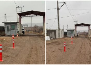 ‘Güvenlik’ gerekçesiyle kapatılan yol kontrol noktası kurularak açıldı