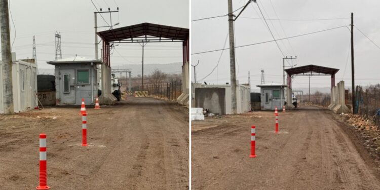 ‘Güvenlik’ gerekçesiyle kapatılan yol kontrol noktası kurularak açıldı