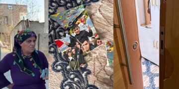 Ev baskınında Kürtçe konuşan anne darp edildi