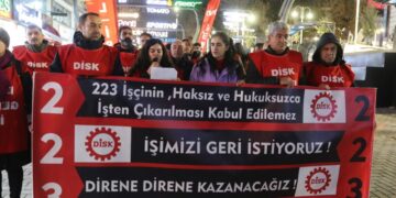 223 işçinin eylemi sürüyor: Ranta geçit vermeyeceğiz