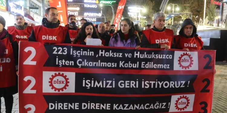 223 işçinin eylemi sürüyor: Ranta geçit vermeyeceğiz