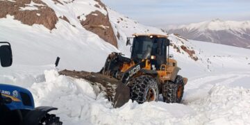 Serhat’ta kar yağışı: 3 bin 46 yerleşim yeri ulaşıma kapandı