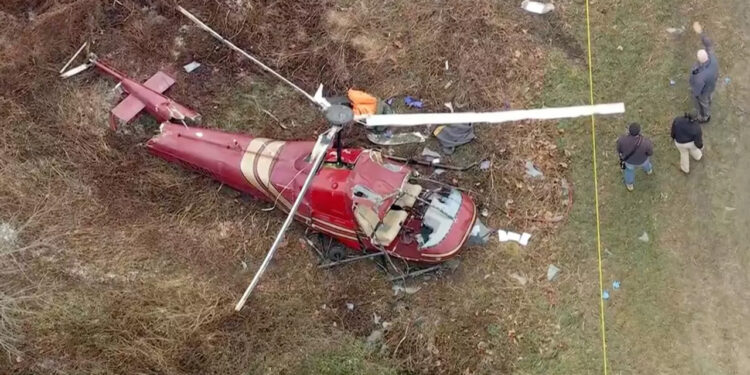 ABD’de İki Helikopter Havada Çarpıştı! Ölü ve Yaralı Var