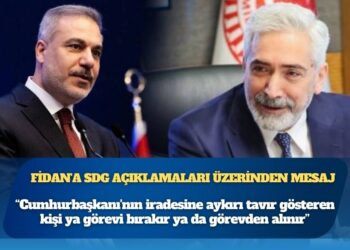 AKP’li Ensarioğlu’ndan Dışişleri Bakanı Fidan’a SDG açıklamaları üzerinden mesaj: Cumhurbaşkanı’nın iradesine aykırı tavır gösteren kişi ya görevi bırakır ya da görevden alınır