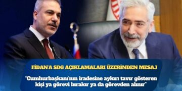 AKP’li Ensarioğlu’ndan Dışişleri Bakanı Fidan’a SDG açıklamaları üzerinden mesaj: Cumhurbaşkanı’nın iradesine aykırı tavır gösteren kişi ya görevi bırakır ya da görevden alınır