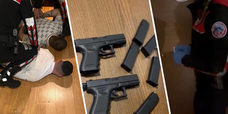 Beşiktaş’ta Film Gibi Operasyon: Otel Odasından Cephanelik Çıktı