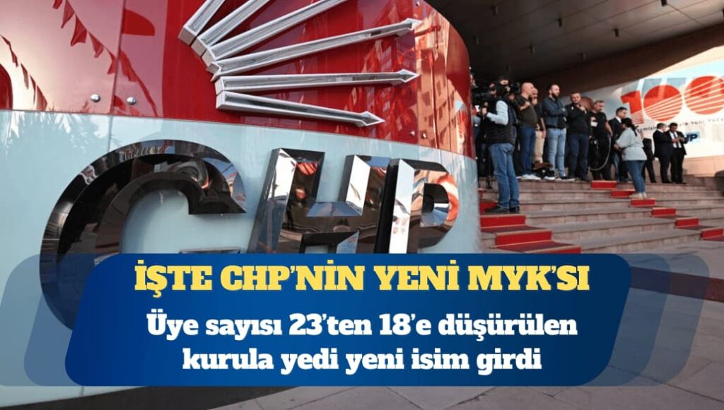 CHP’nin ‘A Takımı’ belli oldu: Yedi yeni isim