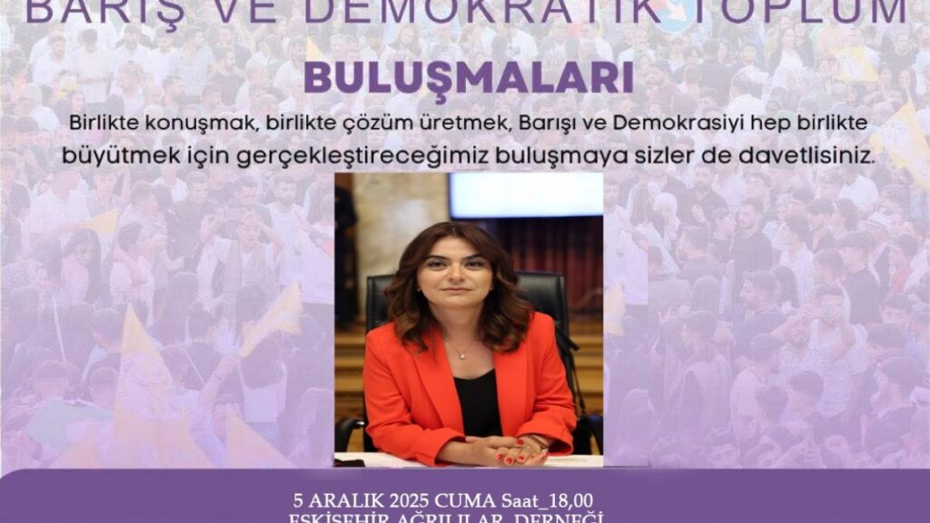 DEM Parti Eskişehir'de halk toplantısı düzenleyecek