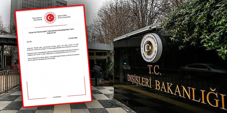 Dışişleri Bakanlığı’ndan Suriye'deki Saldırıya Kınama