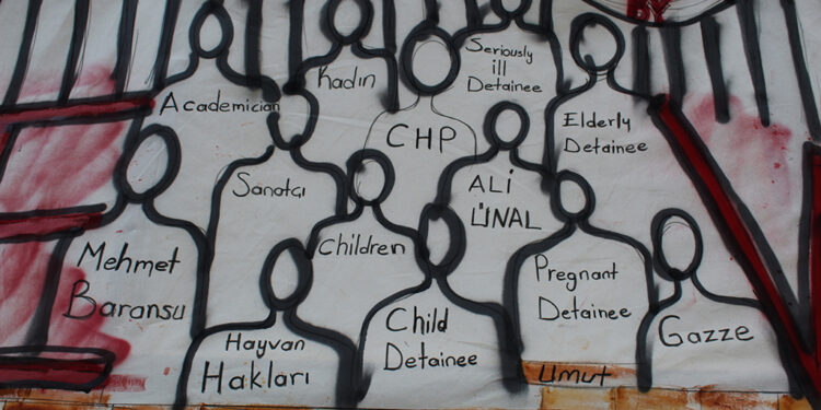 Downing Street karşısında insan hakları çağrısı: HRS’den etkileyici eylem