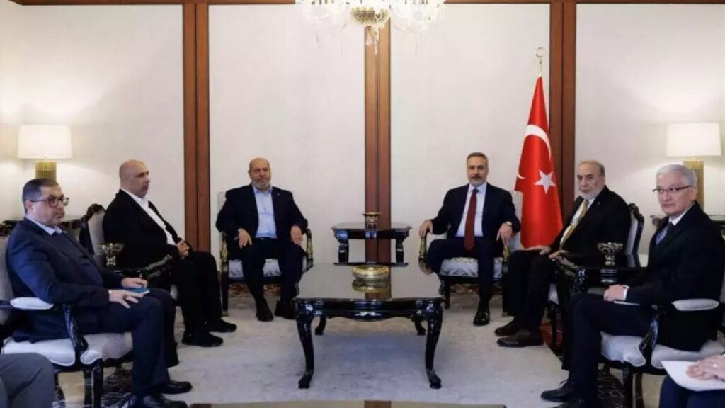 Hakan Fidan Hamas Heyeti ile görüştü