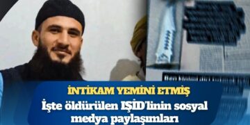 İntikam yemini etmiş: İşte öldürülen IŞİD’linin sosyal medya paylaşımları