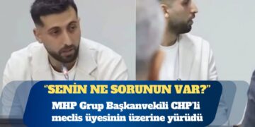 MHP Grup Başkanvekili CHP’li meclis üyesinin üzerine yürüdü: Senin ne sorunun var?