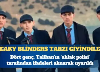 Taliban, Peaky Blinders tarzı giyinen dört genci rehabilitasyona aldı
