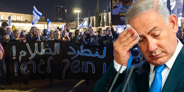 Tel Aviv’de Netanyahu’ya Tepki, Halk Sokağa Döküldü: ‘Bu Hükümet İsrail Tarihinin En Kötüsü’