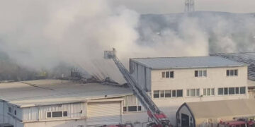 Tuzla’da Fabrika Cayır Cayır Yandı! Alevler Bir Anda Tesisin Tamamını Sardı
