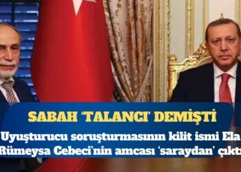 Uyuşturucu operasyonlarının kilit ismi Ela Rümeysa Cebeci’nin amcası ‘saraydan’ çıktı