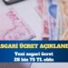 Yeni asgari ücret belli oldu