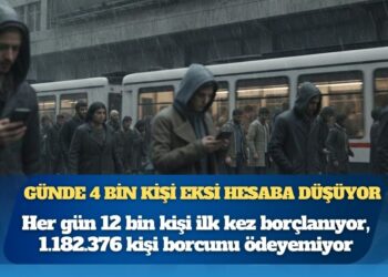 Her gün 12 bin kişi ilk kez borçlanıyor: Günde 4 bin kişi eksi hesaba düşüyor