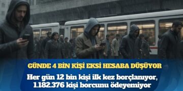 Her gün 12 bin kişi ilk kez borçlanıyor: Günde 4 bin kişi eksi hesaba düşüyor