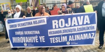 Birçok kentte Rojava protestosu: Özgürlük ve eşitlik kazanacak