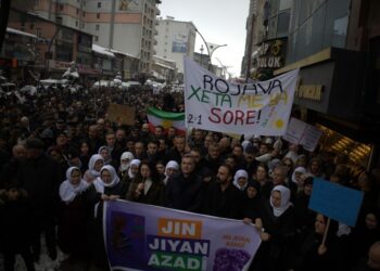 Gever’de kitlesel yürüyüş: Kürtler direnerek komployu boşa çıkardı