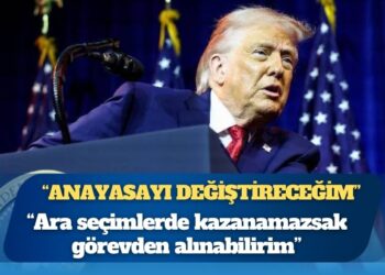 ABD Başkanı Trump: Ara seçimlerde kazanamazsak görevden alınabilirim; yeniden başkan olmama izin verilmiyor; anayasal bir değişiklik yapacağım