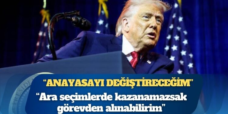 ABD Başkanı Trump: Ara seçimlerde kazanamazsak görevden alınabilirim; yeniden başkan olmama izin verilmiyor; anayasal bir değişiklik yapacağım