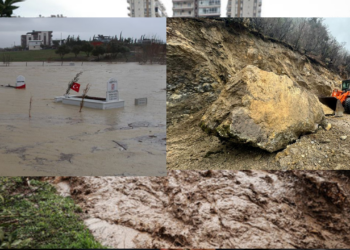 Adana ve Mersin'i Kuvvetli Yağış Vurdu... Dereler Taştı, Yollar Kapandı