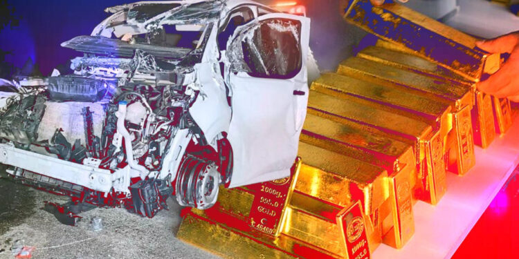 Altın Yüklü Zırhlı Araç Takla Attı: Kilolarca Altın Buhar Oldu