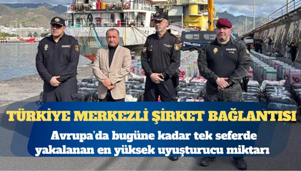 Avrupa tarihinin en büyük kokain operasyonunda Türkiye merkezli şirket bağlantısı