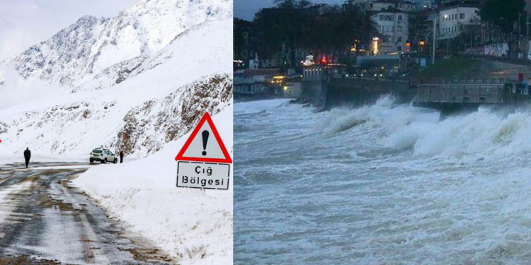 Bakanlık İl İl Uyardı! Çığ, Fırtına ve Sel Geliyor!