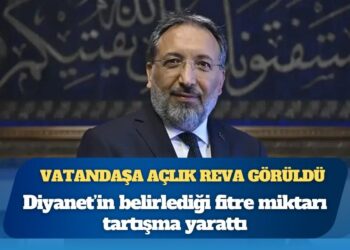 Diyanet’in belirlediği fitre miktarı tartışma yarattı: “Vatandaşa açlık reva görüldü”