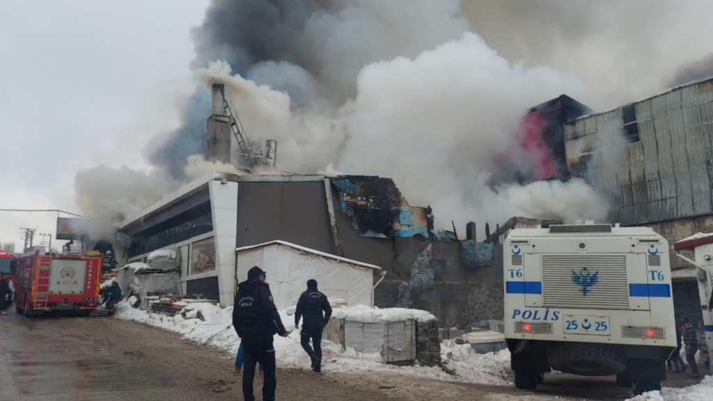 Erzurum’da Yangın Faciası! 2 Ölü, 6 Yaralı