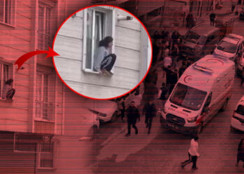 Esenyurt'ta Korku Dolu Anlar: Darbedilip Eve Kilitlenen Kadın Kendini Camdan Attı