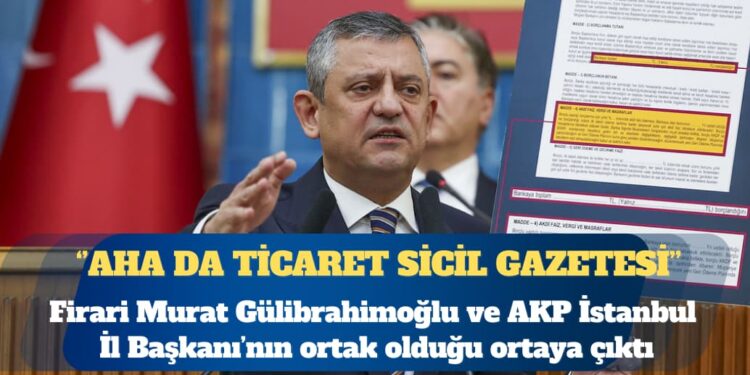 Firari Murat Gülibrahimoğlu ve AKP İstanbul İl Başkanı Osman Nuri Kabaktepe’nin ortak olduğu ortaya çıktı