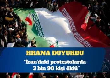 HRANA, İran’daki eylemlerde 3 bin 90 kişinin öldüğünü duyurdu