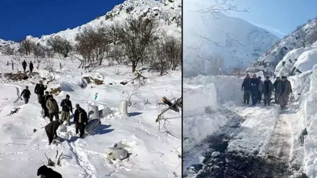 Hakkari’de Çığ Düştü! 120 Hayvan Öldü