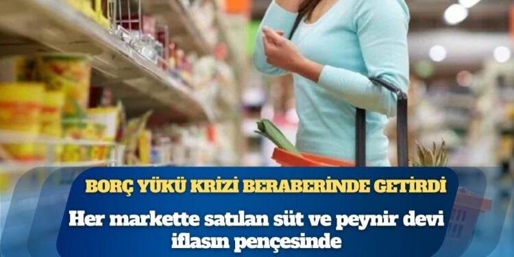 Her markette satılan süt ve peynir devi iflasın pençesinde