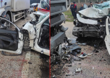 Isparta'da Feci Kaza! Otomobil, Park Halindeki TIR'a Çarptı: 2 Ölü, 1 Yaralı