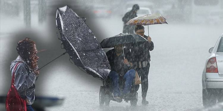 Meteoroloji 20 İli Uyardı... Sağanak ve Kuvvetli Rüzgar Kapıda