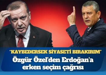 Özgür Özel’den Erdoğan’a erken seçim çağrısı: Kaybedersek siyaseti bırakırım