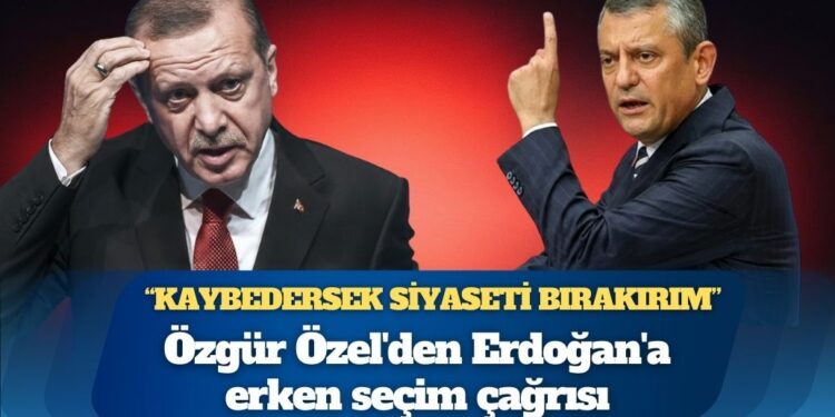 Özgür Özel’den Erdoğan’a erken seçim çağrısı: Kaybedersek siyaseti bırakırım