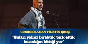 Pep Guardiola’dan Filistin çıkışı: Onları yalnız bıraktık, terk ettik