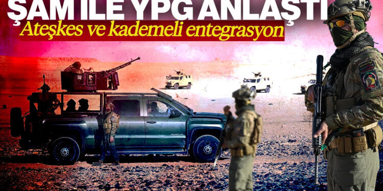 Şam ile Terör Örgütü YPG Arasında Yeni Mutabakat: Ateşkes ve Kademeli Entegrasyon