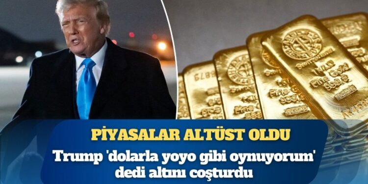 Altın şahlandı: Trump’ın dolar çıkışının ardından piyasalar tepetaklak