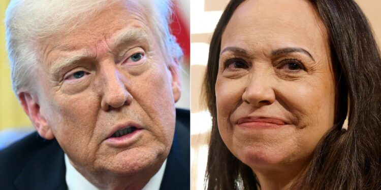 Venezuelalı muhalif lider Machado, Nobel Barış Ödülü’nü Beyaz Saray’da Trump’a sunduğunu açıkladı